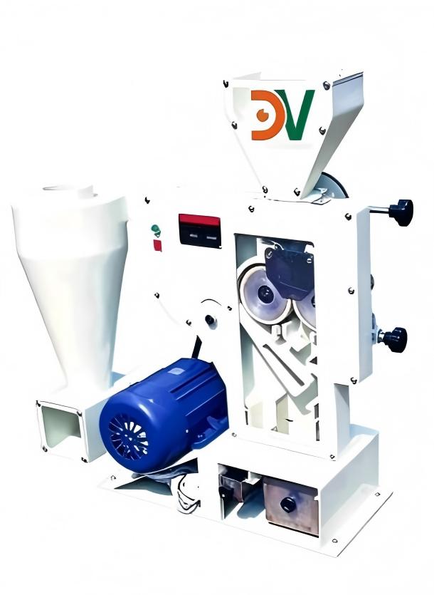 Natural dry processed parchment coffee dehulling